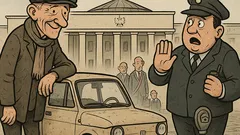 Dowcip: Dziadek parkuje malucha pod Sejmem