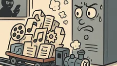 Dowcip: Jest na mym kompie lokomotywa...